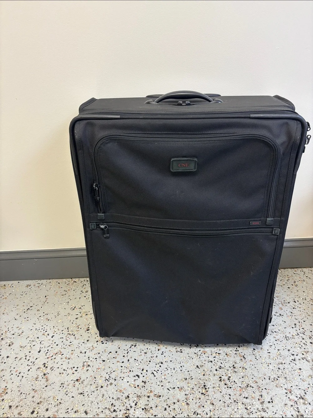 Tumi Black Rolling Garment Bag for Men